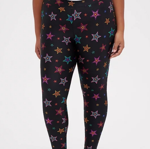 Black and multicoloured stars leggings [Torrid] - Picture 9 of 9